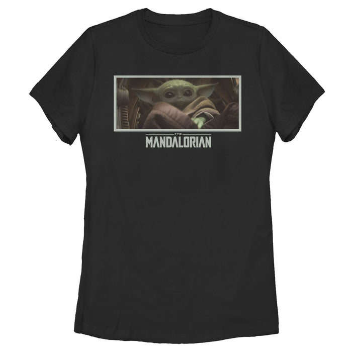 fifth sun Women's Star Wars: The Mandalorian The Child Letterbox T-Shirt