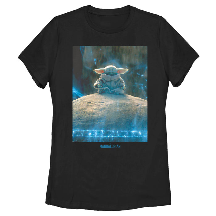 fifth sun Women's Star Wars: The Mandalorian The Child Meditation T-Shirt