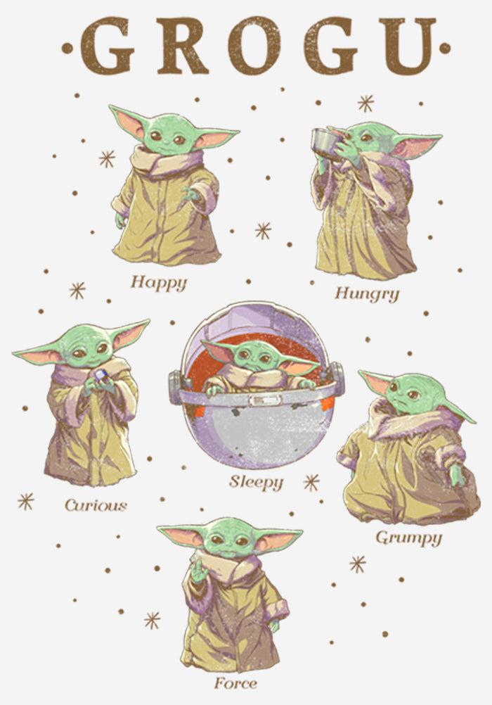 Fifth Sun Women's Star Wars: The Mandalorian The Child Mood Guidebook T-Shirt