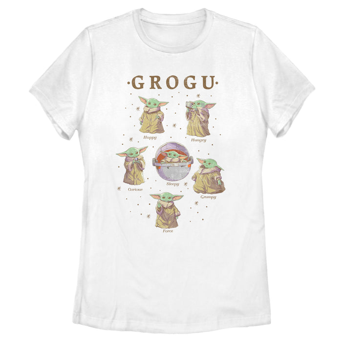 fifth sun Women's Star Wars: The Mandalorian The Child Mood Guidebook T-Shirt