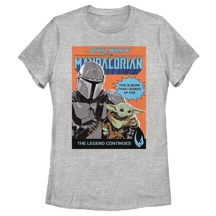 fifth sun Women's Star Wars: The Mandalorian The Legend Continues T-Shirt