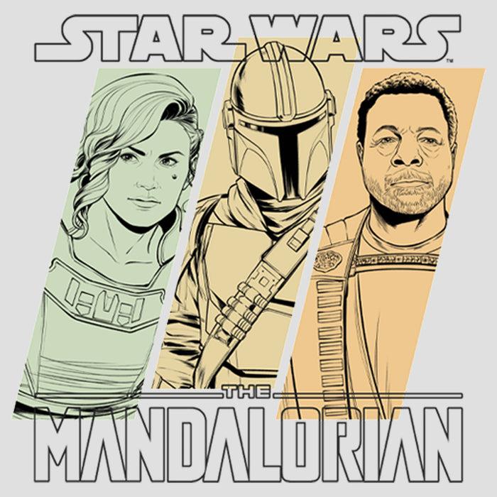Fifth Sun Women's Star Wars: The Mandalorian The Partnership Racerback Tank Top
