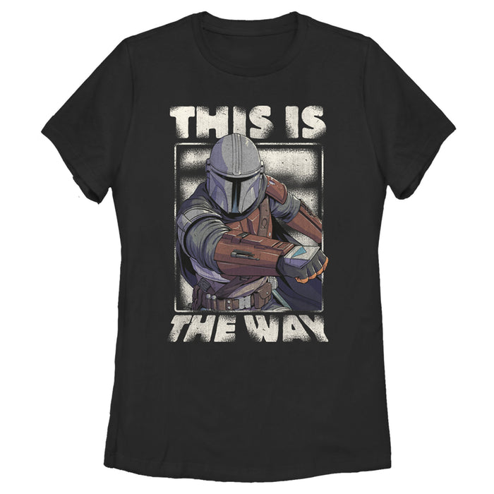 fifth sun Women's Star Wars: The Mandalorian This Is The Way Mando T-Shirt