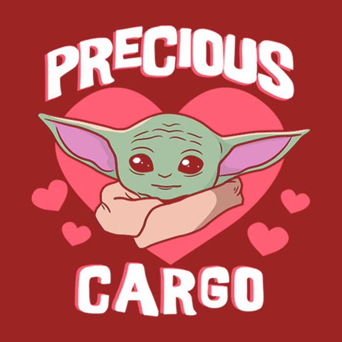 Fifth Sun Women's Star Wars: The Mandalorian Valentine's Day The Child Precious Cargo T-Shirt