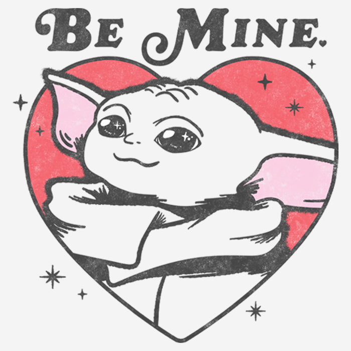 Fifth Sun Women's Star Wars: The Mandalorian Valentine's Day Grogu Be Mine T-Shirt