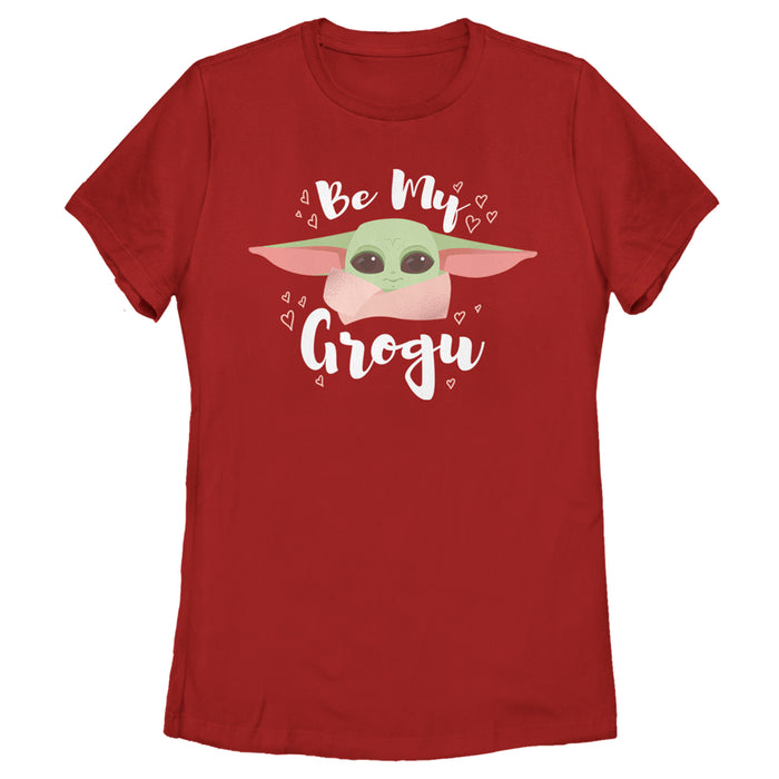 fifth sun Women's Star Wars: The Mandalorian Valentine's Day The Child Be My Grogu T-Shirt