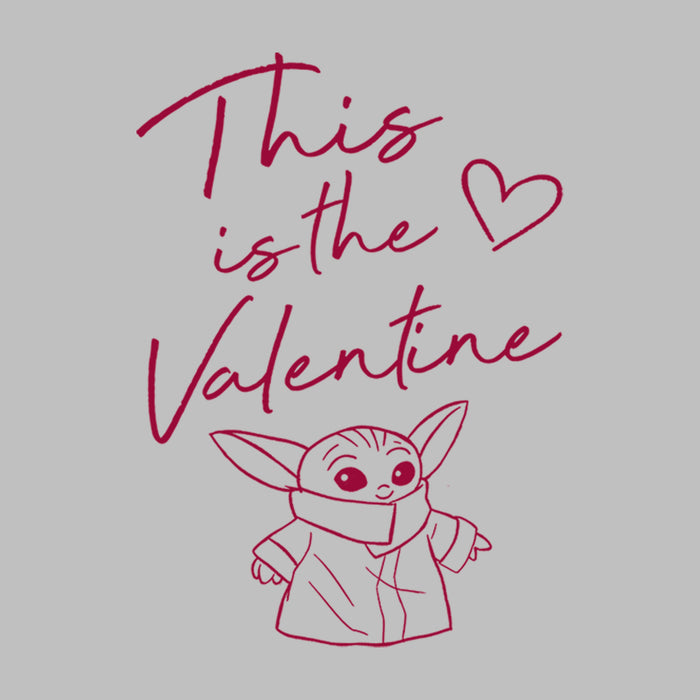 Fifth Sun Women's Star Wars: The Mandalorian Valentine's Day The Child Valentine Way T-Shirt