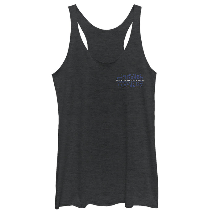 fifth sun Women's Star Wars: The Rise of Skywalker Badge Logo Racerback Tank Top
