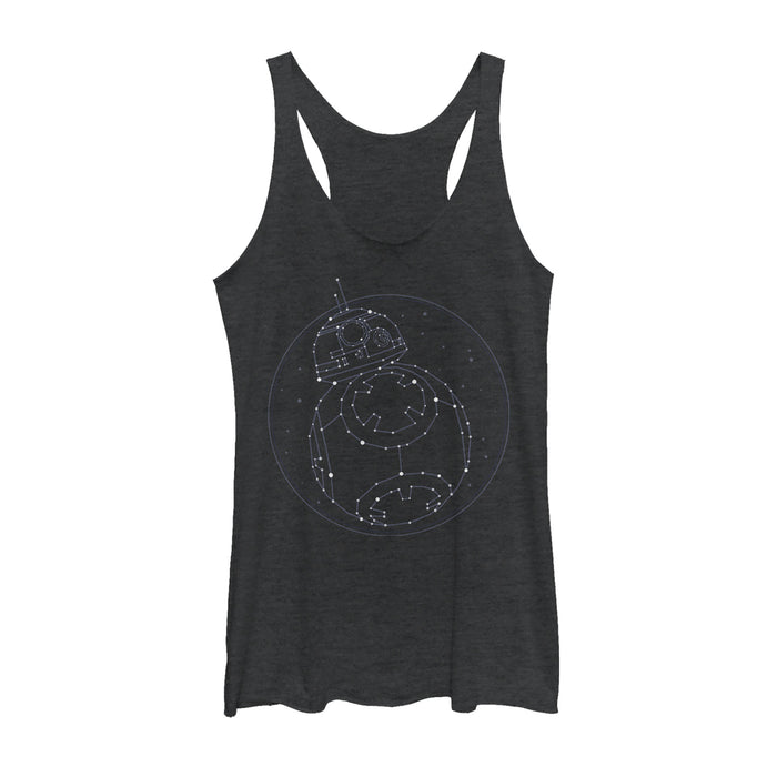 fifth sun Women's Star Wars: The Rise of Skywalker BB-8 Starry Constellation Racerback Tank Top