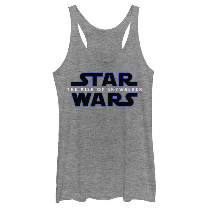 Fifth Sun Women's Star Wars: The Rise Of Skywalker Classic Logo Racerback Tank Top