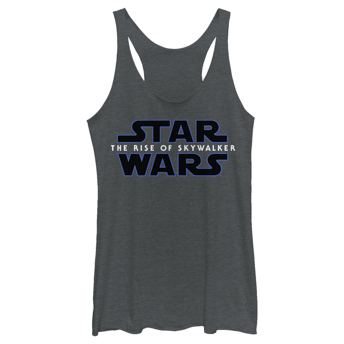 Fifth Sun Women's Star Wars: The Rise Of Skywalker Classic Logo Racerback Tank Top