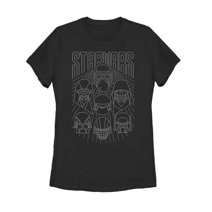 fifth sun Women's Star Wars: The Rise of Skywalker Dark Side Streak T-Shirt