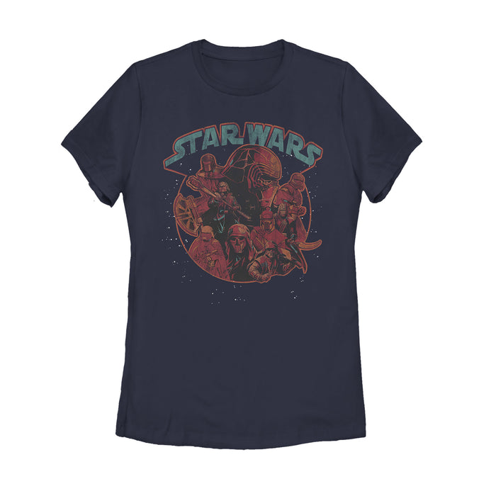 fifth sun Women's Star Wars: The Rise of Skywalker Dark Side Stars T-Shirt