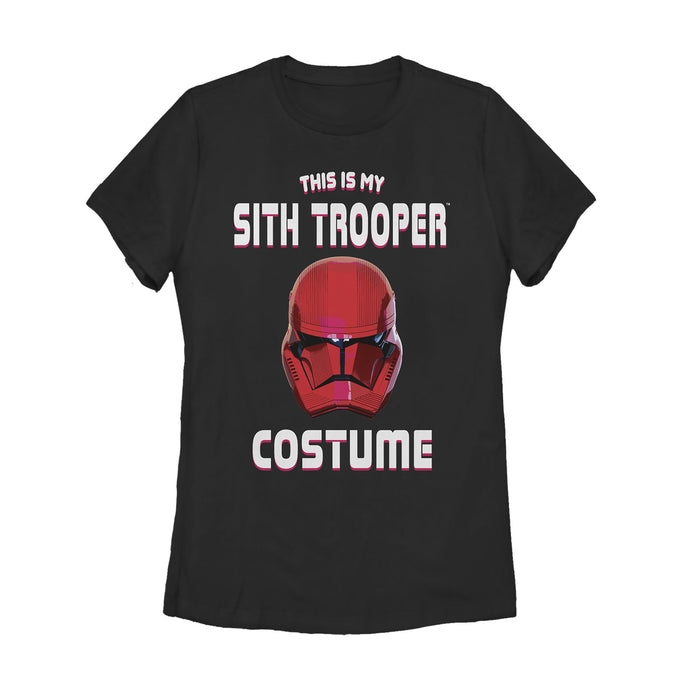 fifth sun Women's Star Wars: The Rise of Skywalker Halloween Sith Trooper Costume T-Shirt