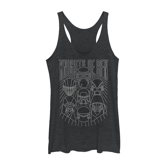 fifth sun Women's Star Wars: The Rise of Skywalker Knights of Ren Streak Racerback Tank Top