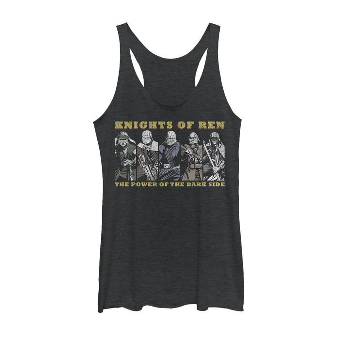 fifth sun Women's Star Wars: The Rise of Skywalker Knights of Ren Power Racerback Tank Top