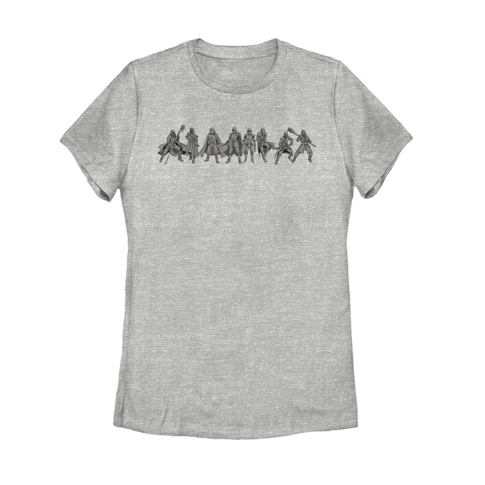 fifth sun Women's Star Wars: The Rise of Skywalker Knights of Ren Line T-Shirt
