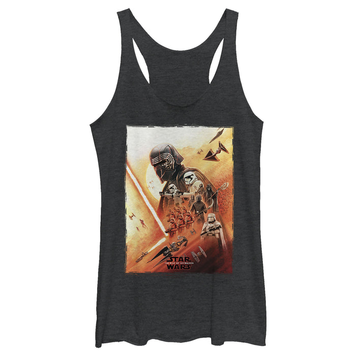 fifth sun Women's Star Wars: The Rise of Skywalker Kylo Poster Racerback Tank Top