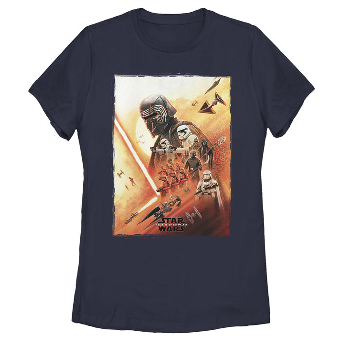 Fifth Sun Women's Star Wars: The Rise Of Skywalker Kylo Poster T-Shirt