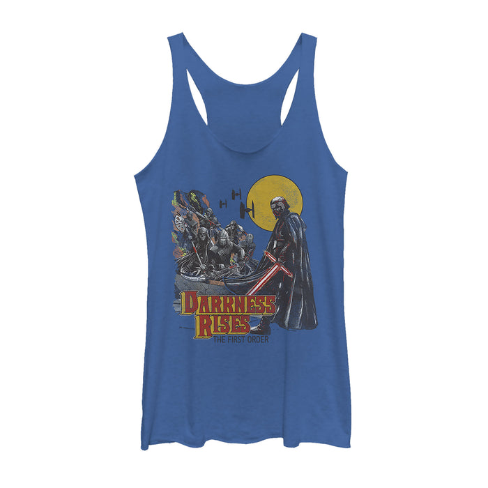 fifth sun Women's Star Wars: The Rise of Skywalker Kylo Ren Darkness Rises Racerback Tank Top