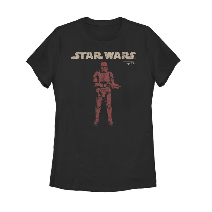 fifth sun Women's Star Wars: The Rise of Skywalker Retro Sith Trooper T-Shirt