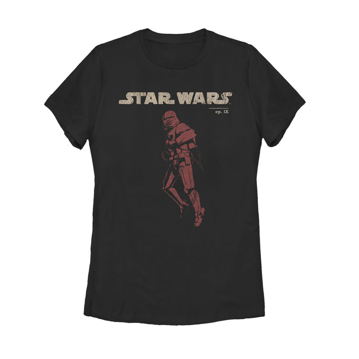 fifth sun Women's Star Wars: The Rise of Skywalker Retro Sith Trooper Flight T-Shirt
