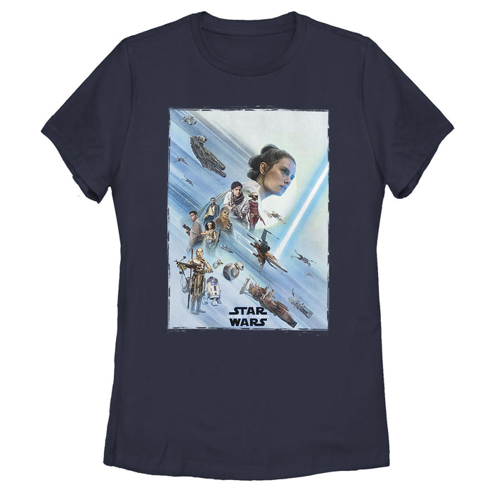 fifth sun Women's Star Wars: The Rise of Skywalker Rey Poster T-Shirt