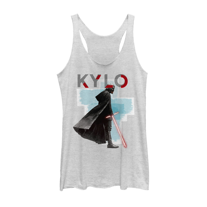 fifth sun Women's Star Wars: The Rise of Skywalker Sinister Kylo Racerback Tank Top