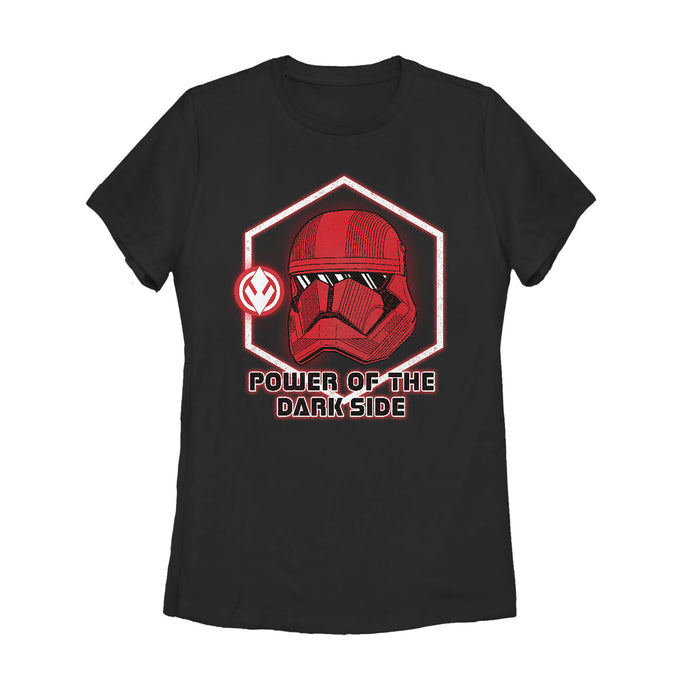 fifth sun Women's Star Wars: The Rise of Skywalker Sith Trooper Power T-Shirt