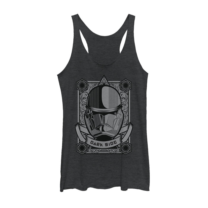 fifth sun Women's Star Wars: The Rise of Skywalker Sith Trooper Playing Card Racerback Tank Top