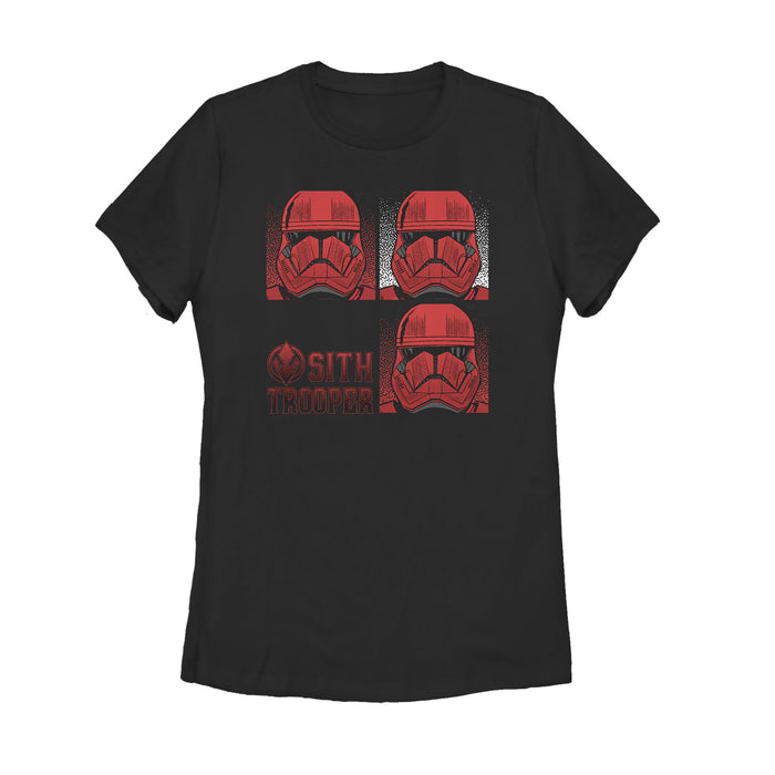fifth sun Women's Star Wars: The Rise of Skywalker Sith Trooper Panels T-Shirt