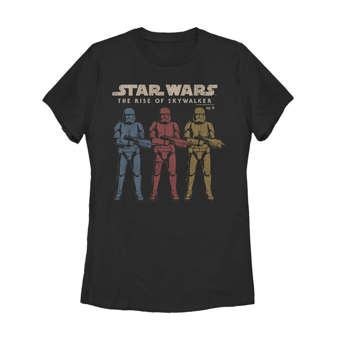 fifth sun Women's Star Wars: The Rise of Skywalker Stormtrooper Reflection T-Shirt