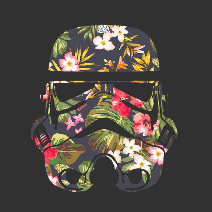 Fifth Sun Women's Star Wars Tropical Stormtrooper Racerback Tank Top