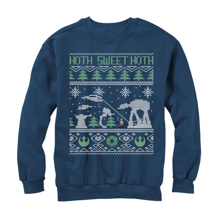 fifth sun Women's Star Wars Ugly Christmas Hoth Sweet Hoth Sweatshirt