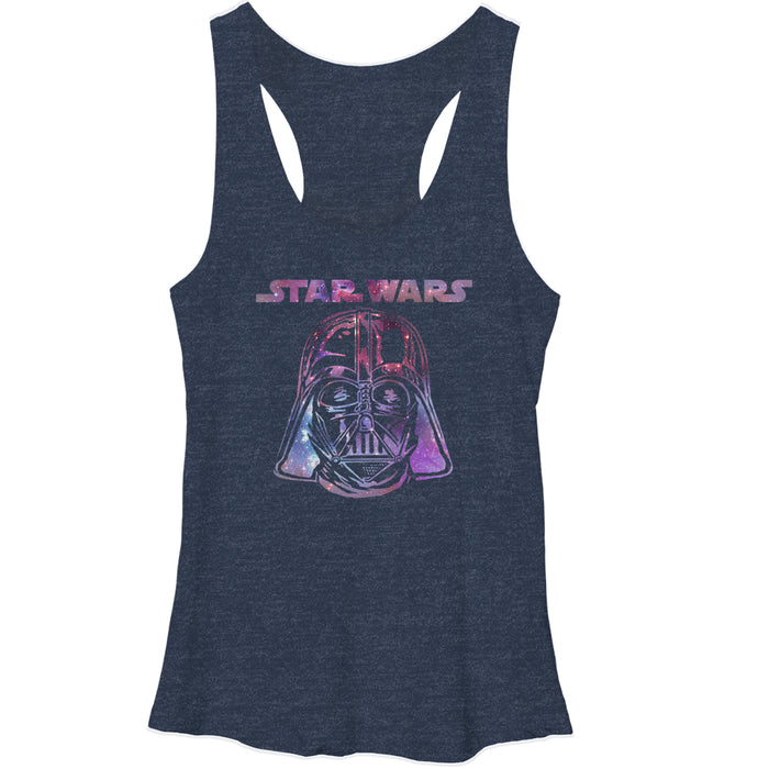 fifth sun Women's Star Wars Vader Spaceman Racerback Tank Top