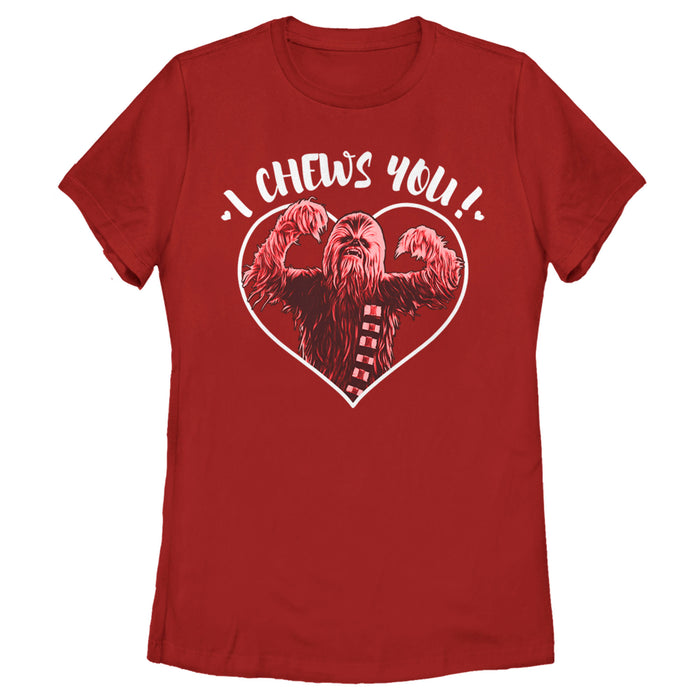 fifth sun Women's Star Wars Valentine's Day I Chews You T-Shirt