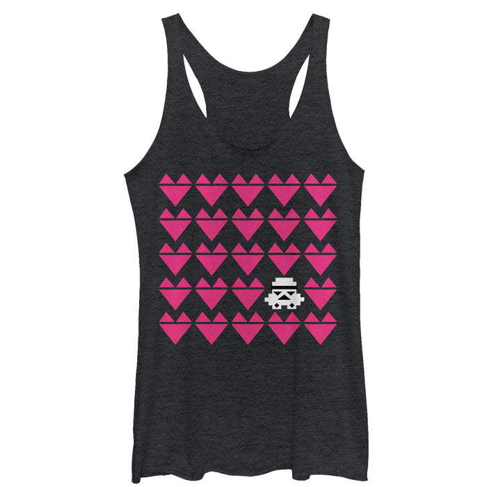 fifth sun Women's Star Wars Valentine's Day Stormtrooper Racerback Tank Top