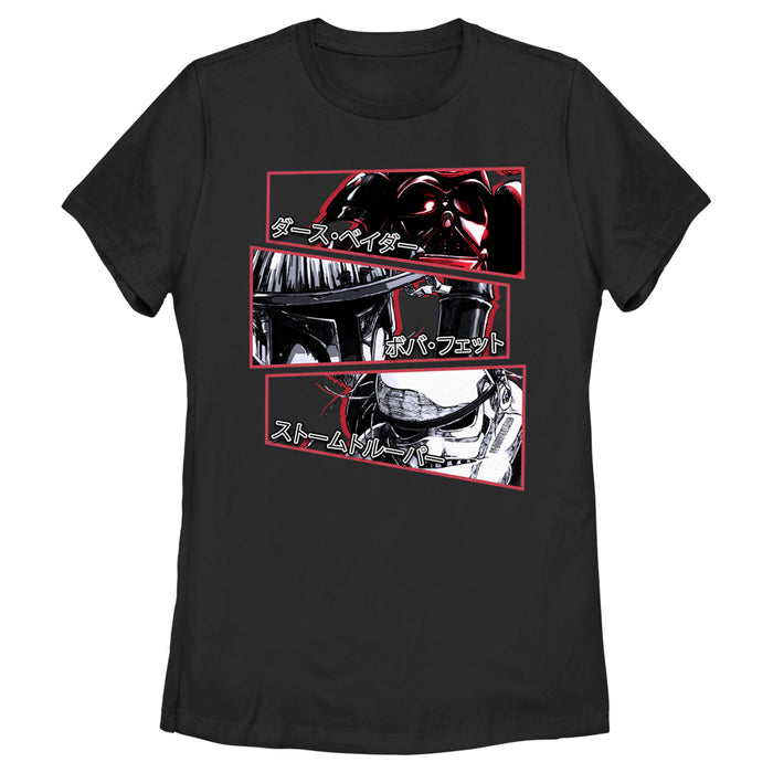 fifth sun Women's Star Wars: Visions Anime Panels T-Shirt