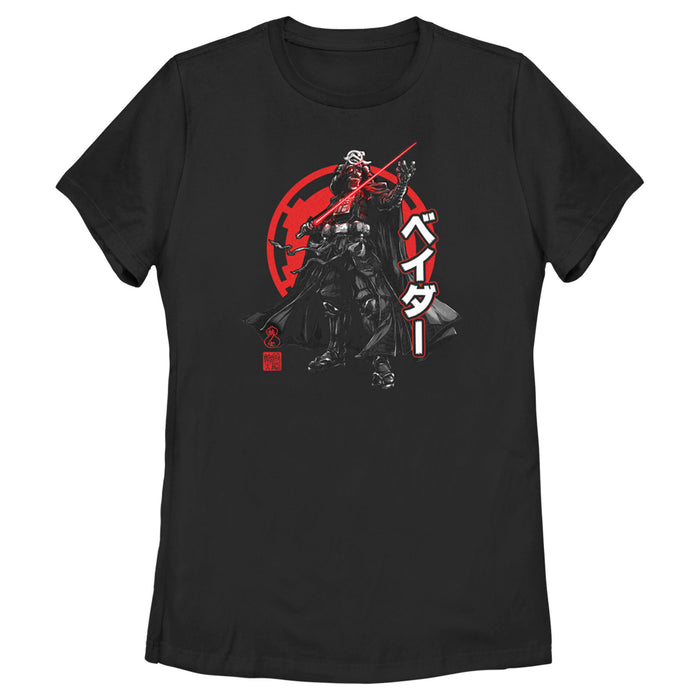 fifth sun Women's Star Wars: Visions Duel Anime Vader T-Shirt