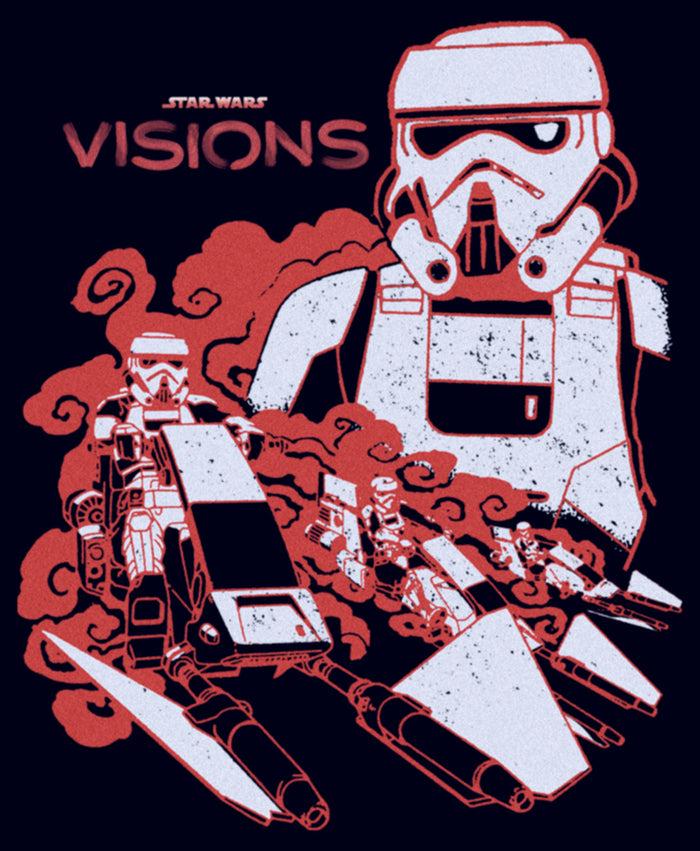 Fifth Sun Women's Star Wars: Visions Stormtroopers In Action T-Shirt