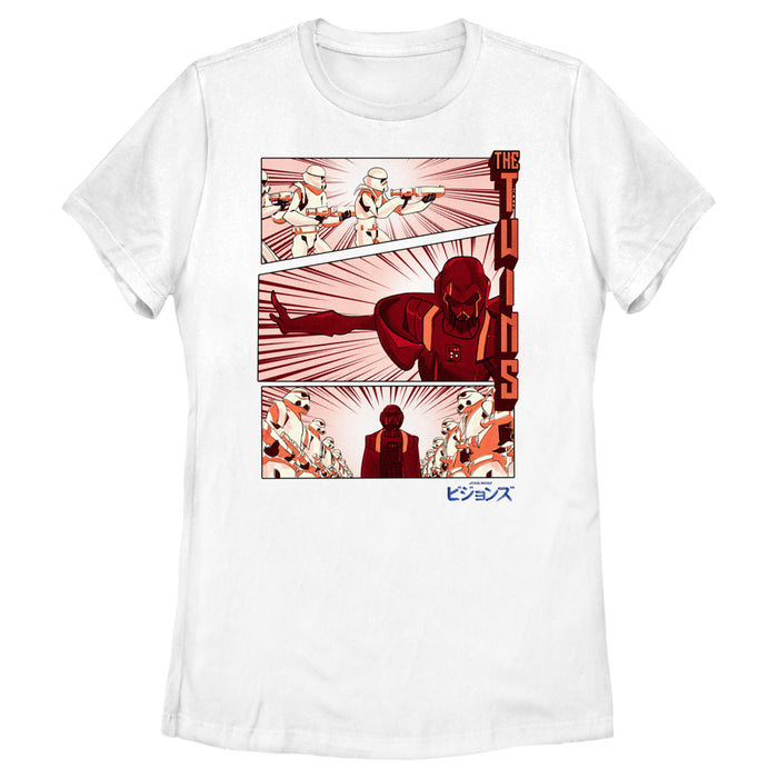 fifth sun Women's Star Wars: Visions The Twins Panels T-Shirt