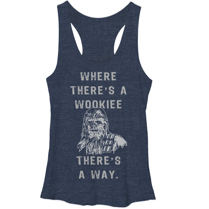 fifth sun Women's Star Wars Wookiee Way Racerback Tank Top