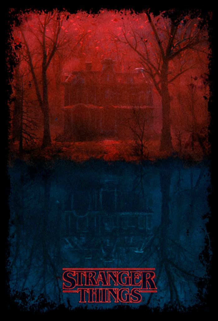 Fifth Sun Women's Stranger Things Creel Household In The Upside Down T-Shirt