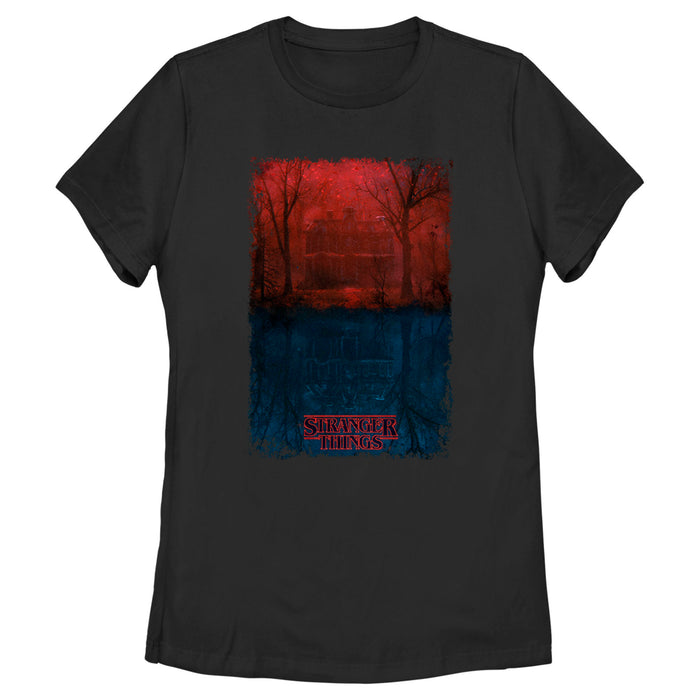 fifth sun Women's Stranger Things Creel Household in The Upside Down T-Shirt