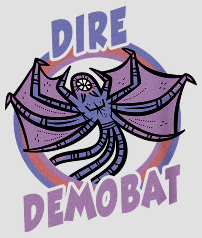 Fifth Sun Women's Stranger Things Demobat Monster Drawing Racerback Tank Top