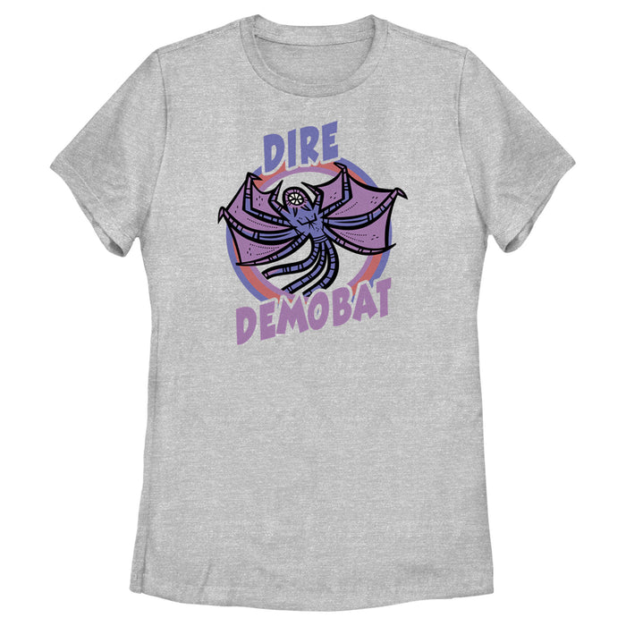 fifth sun Women's Stranger Things Demobat Monster Drawing T-Shirt