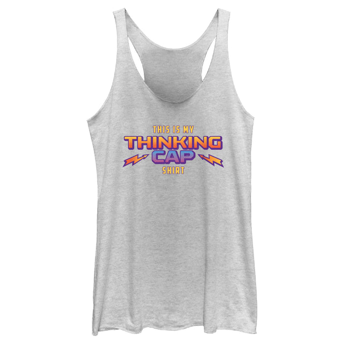 fifth sun Women's Stranger Things Dustin's Thinking Cap Costume Racerback Tank Top