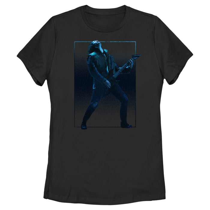 fifth sun Women's Stranger Things Eddie Munson and His Guitar T-Shirt