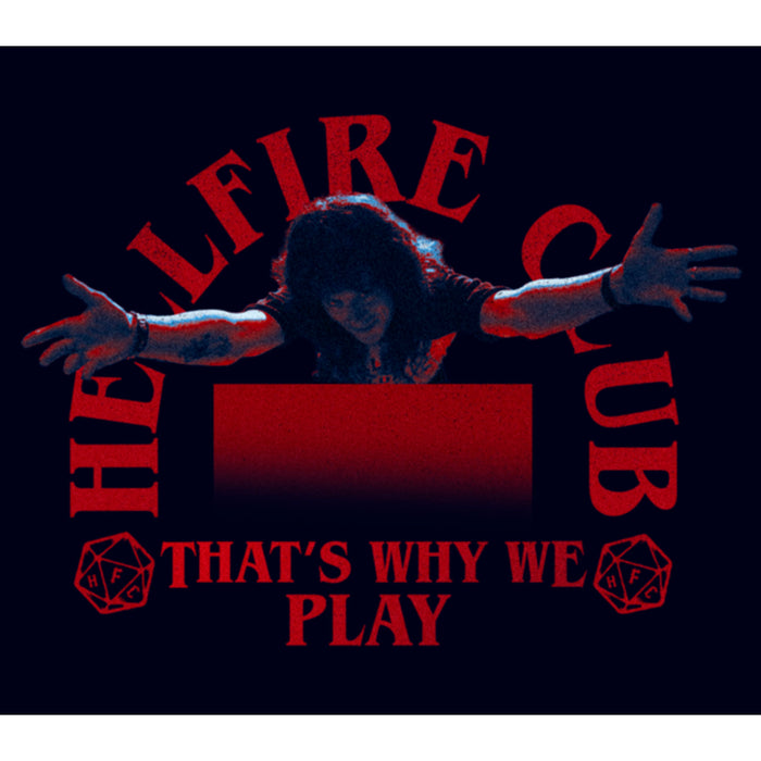 Fifth Sun Women's Stranger Things Eddie Munson Hellfire Club That's Why We Play T-Shirt