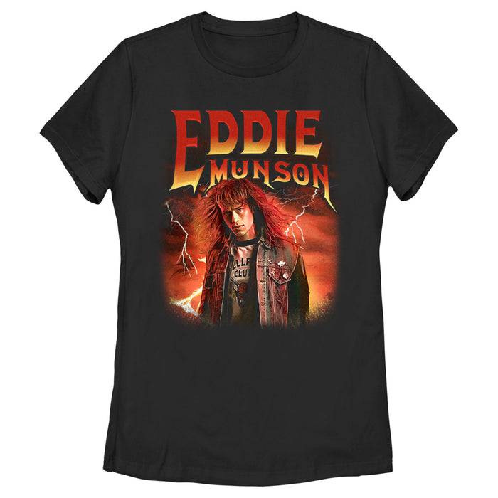 fifth sun Women's Stranger Things Eddie Munson Metalhead T-Shirt